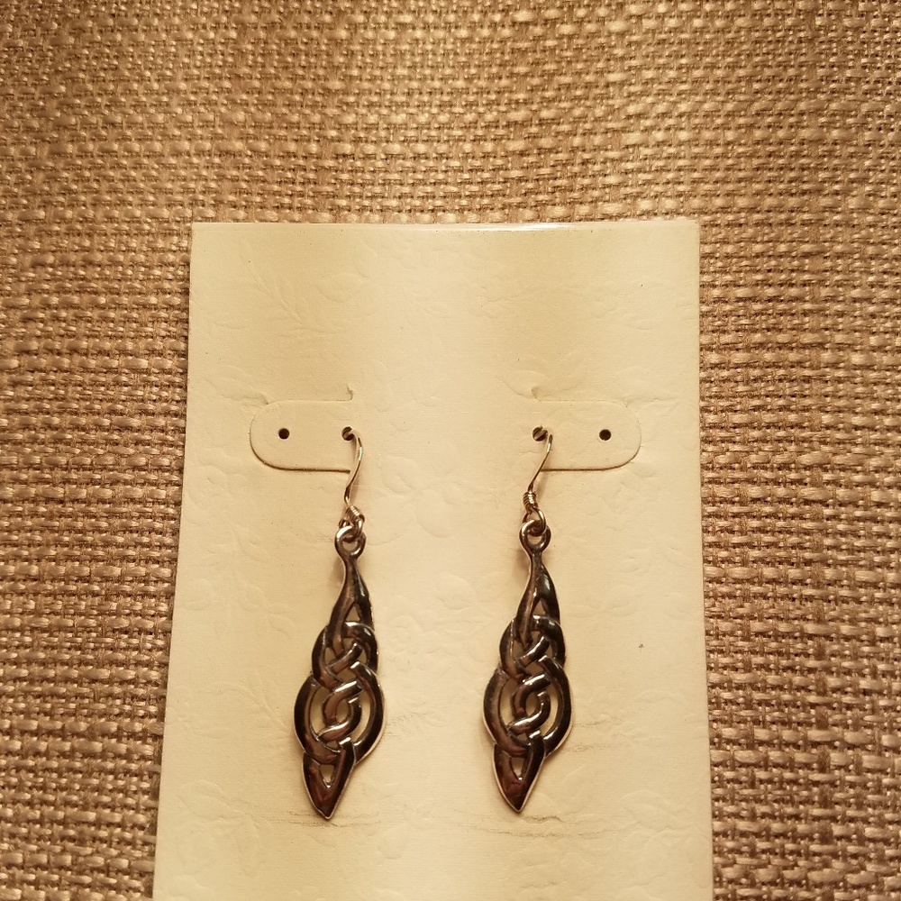 Celtic Sterling Silver Earrings